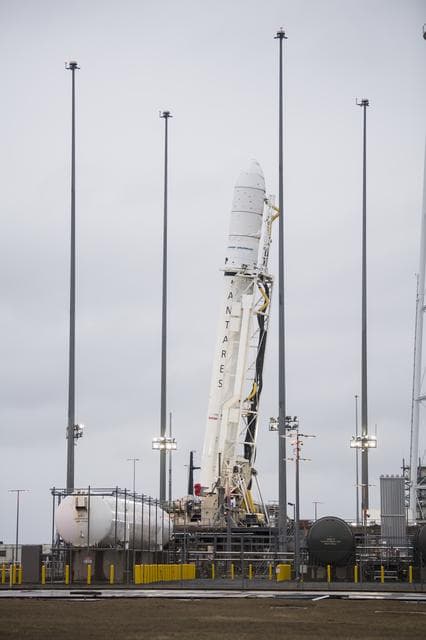 NASA image: Northrop Grumman Antares CRS-13 Prelaunch