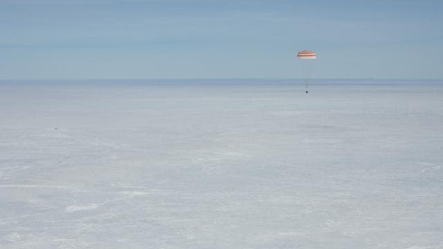 NASA image: Expedition 61 Soyuz Landing