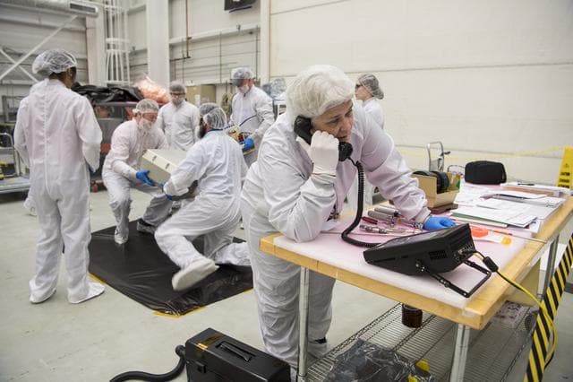 NASA image: Northrop Grumman Antares CRS-13 Final Cargo Load