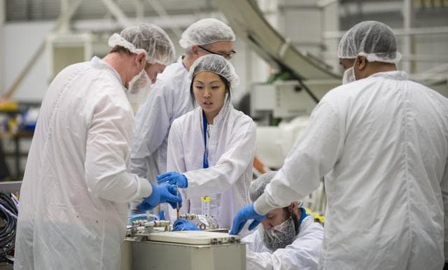 NASA image: Northrop Grumman Antares CRS-13 Final Cargo Load