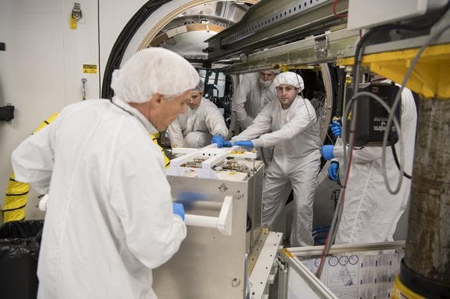 NASA image: Northrop Grumman Antares CRS-13 Final Cargo Load