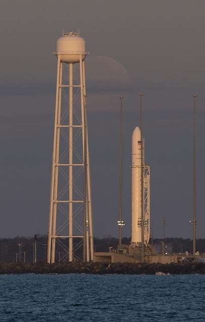 NASA image: Northrop Grumman Antares CRS-13 Prelaunch