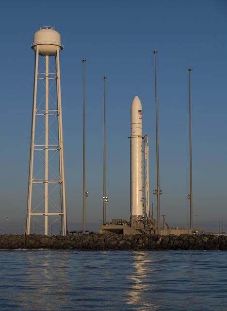 NASA image: Northrop Grumman Antares CRS-13 Prelaunch