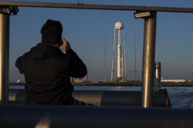 NASA image: Northrop Grumman Antares CRS-13 Prelaunch