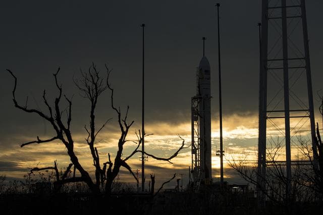 NASA image: Northrop Grumman Antares CRS-13 Prelaunch