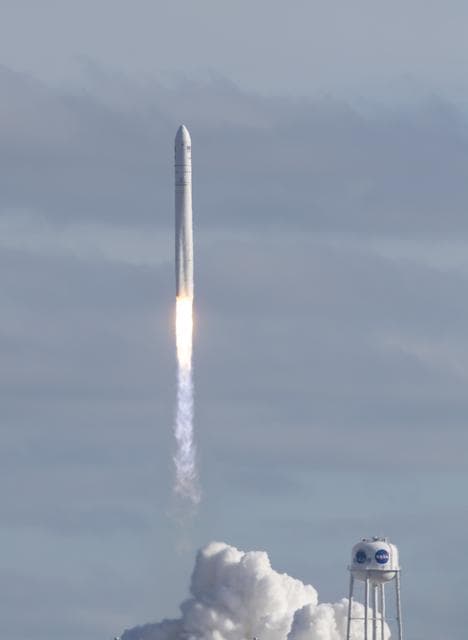 NASA image: Northrop Grumman Antares CRS-13 Launch