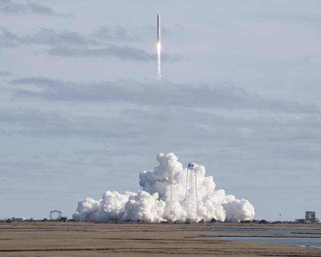 NASA image: Northrop Grumman Antares CRS-13 Launch