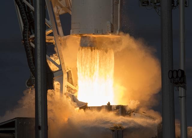 NASA image: Northrop Grumman Antares CRS-13 Launch