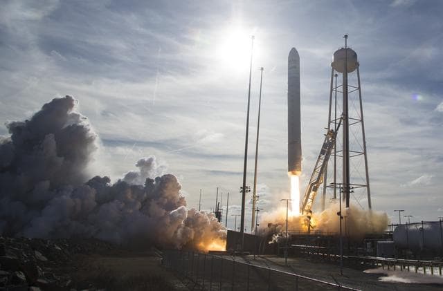 NASA image: Northrop Grumman Antares CRS-13 Launch