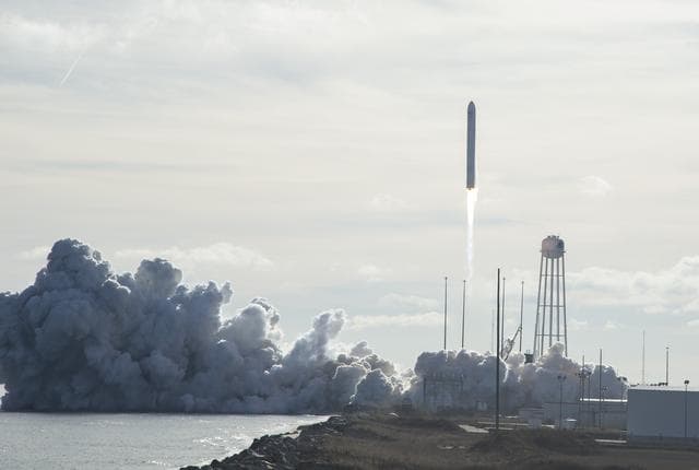 NASA image: Northrop Grumman Antares CRS-13 Launch