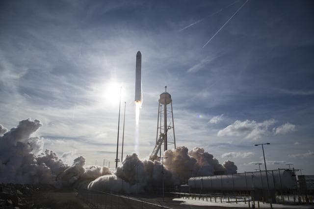 NASA image: Northrop Grumman Antares CRS-13 Launch