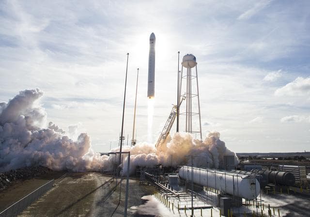NASA image: Northrop Grumman Antares CRS-13 Launch