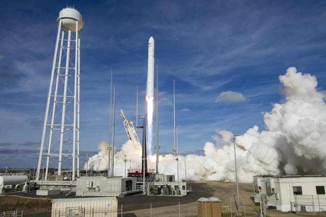 NASA image: Northrop Grumman Antares CRS-13 Launch