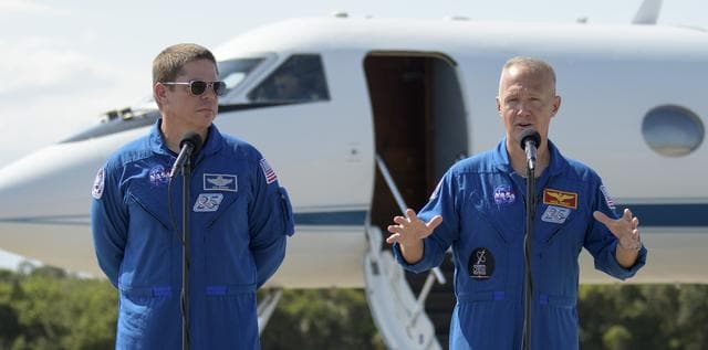 NASA image: SpaceX Demo-2 Crew Arrival