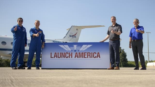 NASA image: SpaceX Demo-2 Crew Arrival
