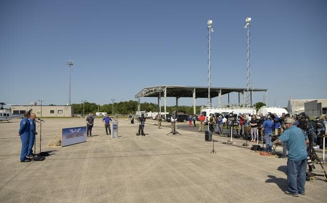 NASA image: SpaceX Demo-2 Crew Arrival