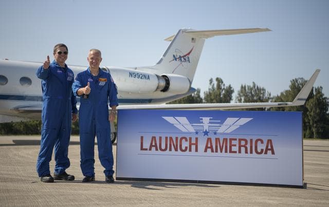 NASA image: SpaceX Demo-2 Crew Arrival