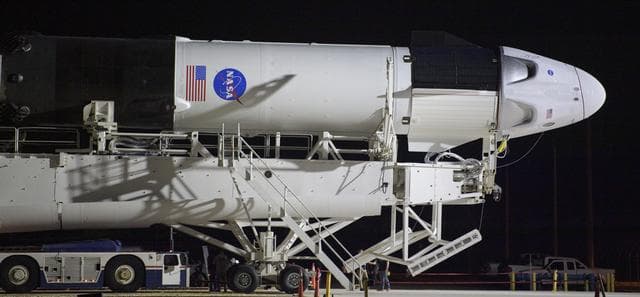 NASA image: SpaceX Demo-2 Rollout