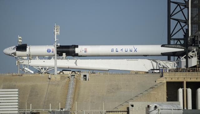 NASA image: SpaceX Demo-2 Rollout