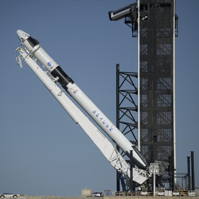 NASA image: SpaceX Demo-2 Rollout