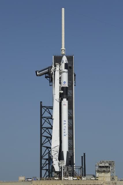 NASA image: SpaceX Demo-2 Preflight