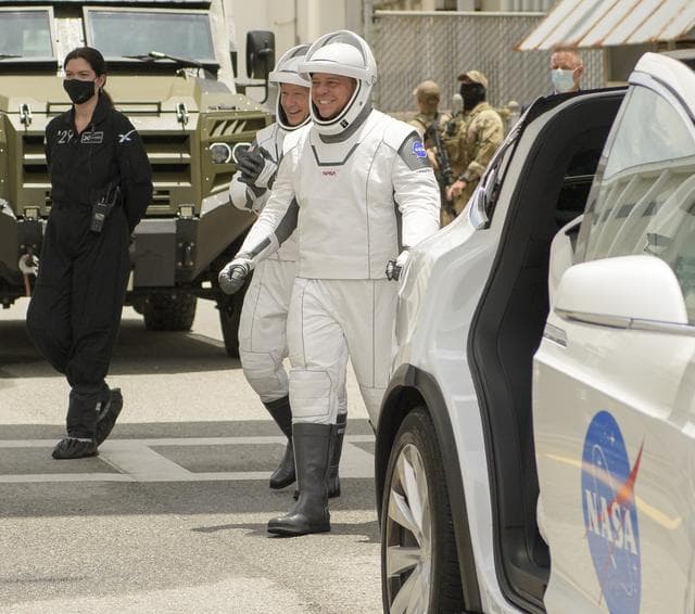 NASA image: SpaceX Demo-2 Crew Walkout