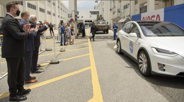 NASA image: SpaceX Demo-2 Crew Walkout