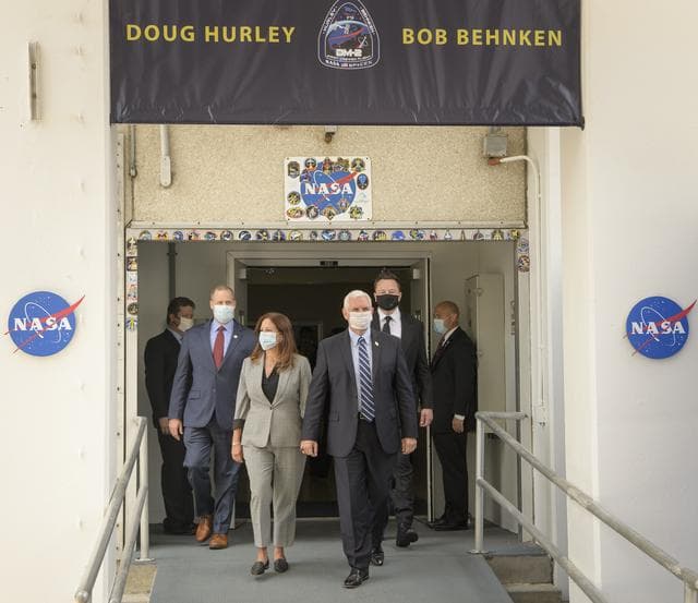 NASA image: SpaceX Demo-2 Crew Walkout