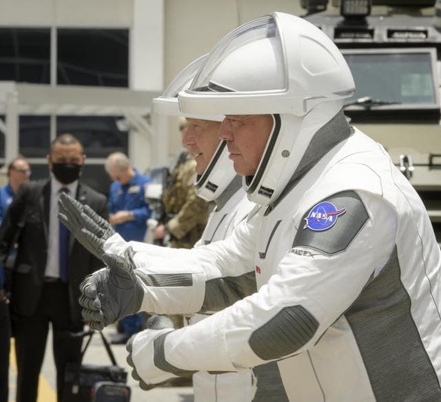 NASA image: SpaceX Demo-2 Crew Walkout