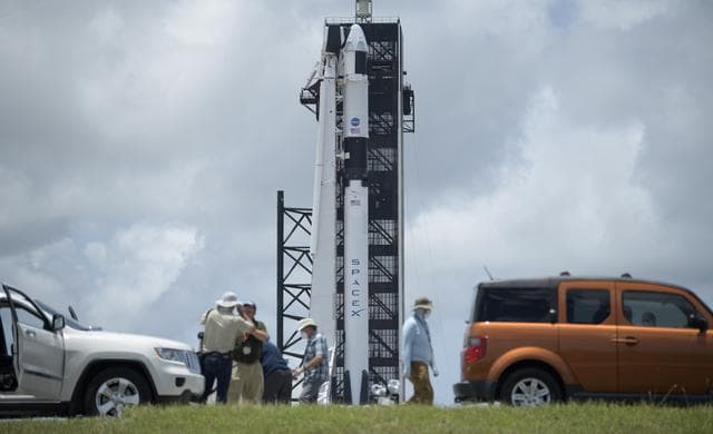 NASA image: SpaceX Demo-2 Preflight