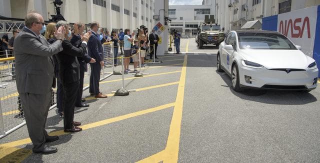NASA image: SpaceX Demo-2 Crew Walkout