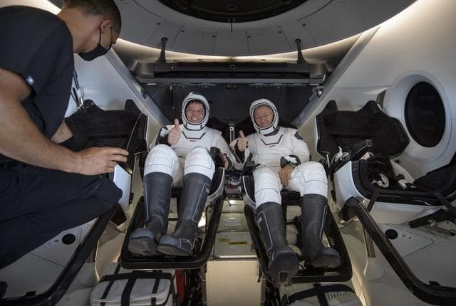 NASA image: SpaceX Demo-2 Landing