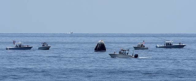NASA image: SpaceX Demo-2 Landing