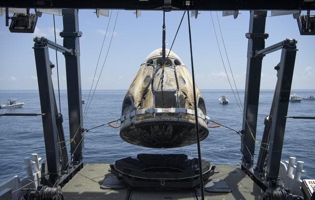 NASA image: SpaceX Demo-2 Landing