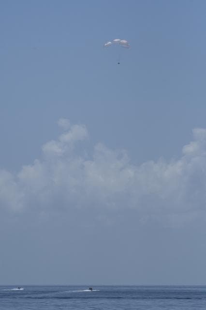 NASA image: SpaceX Demo-2 Landing