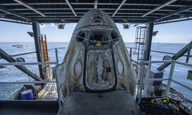 NASA image: SpaceX Demo-2 Landing