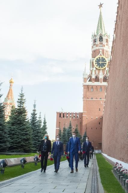 NASA image: Expedition 64 Red Square Visit