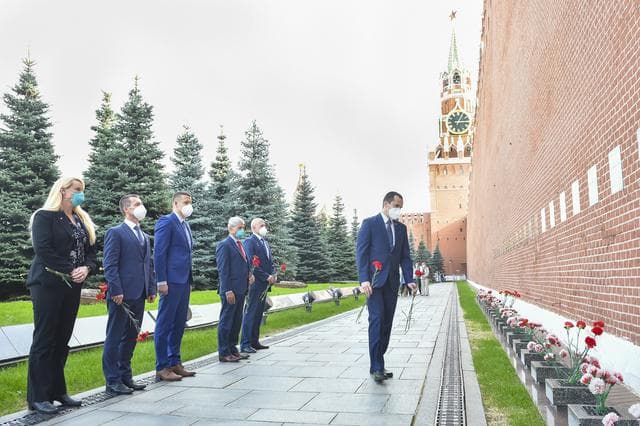NASA image: Expedition 64 Red Square Visit
