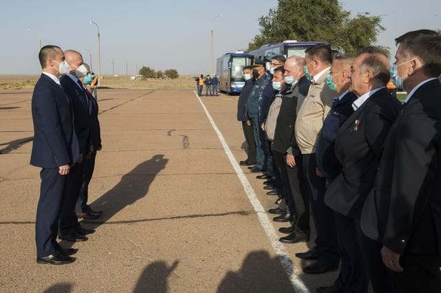 NASA image: Expedition 64 Arrival in Baikonur