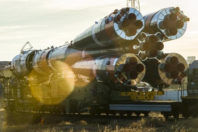 NASA image: Expedition 64 Soyuz Rollout