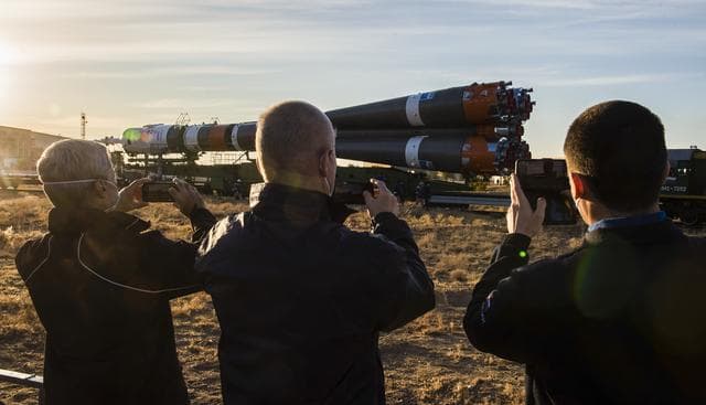 NASA image: Expedition 64 Soyuz Rollout
