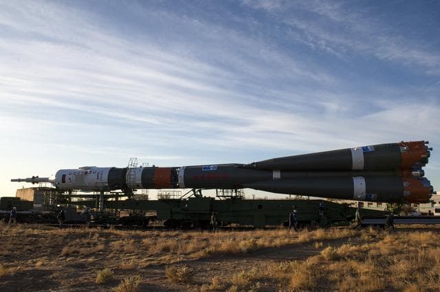 NASA image: Expedition 64 Soyuz Rollout