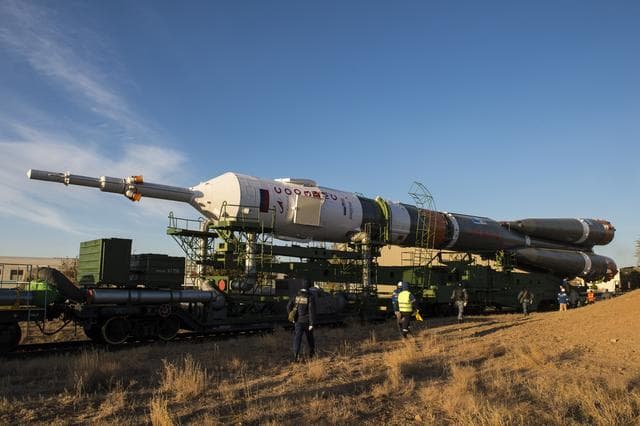 NASA image: Expedition 64 Soyuz Rollout