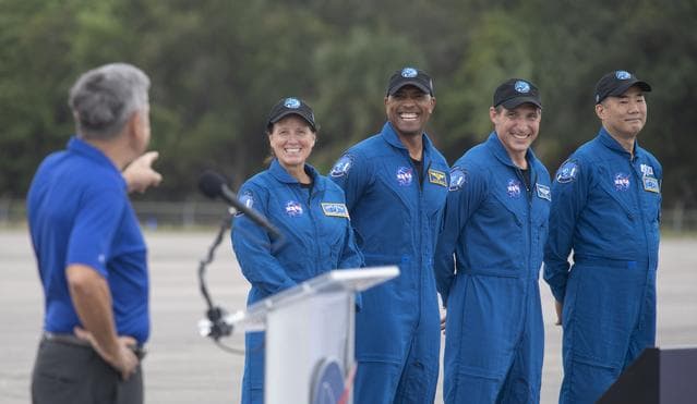 NASA image: SpaceX Crew-1 Crew Arrival