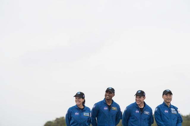 NASA image: SpaceX Crew-1 Crew Arrival