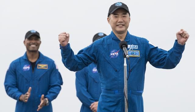 NASA image: SpaceX Crew-1 Crew Arrival