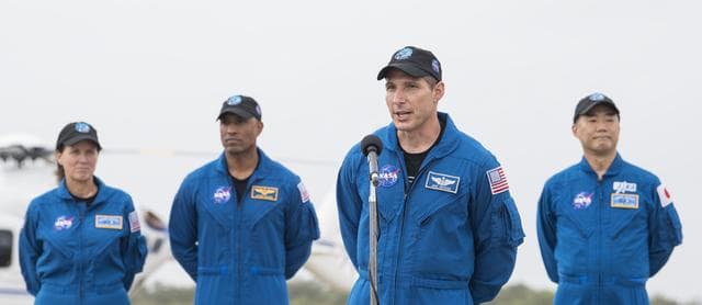 NASA image: SpaceX Crew-1 Crew Arrival