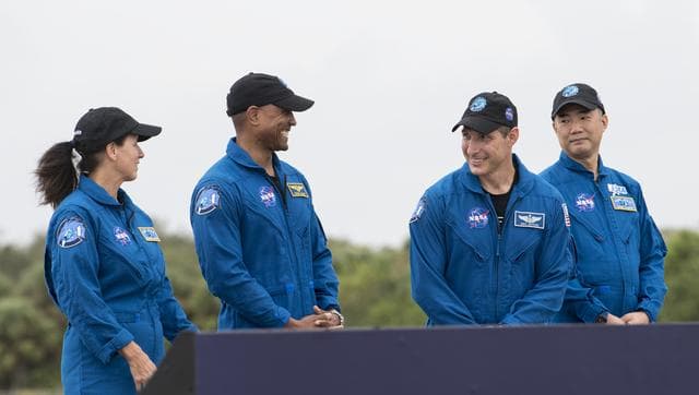 NASA image: SpaceX Crew-1 Crew Arrival