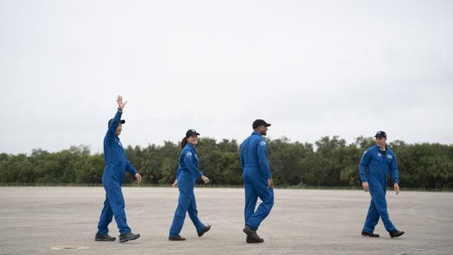 NASA image: SpaceX Crew-1 Crew Arrival