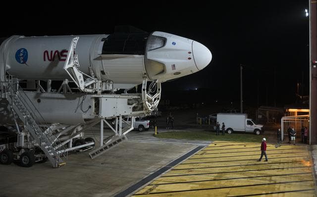 NASA image: SpaceX Crew-1 Rollout